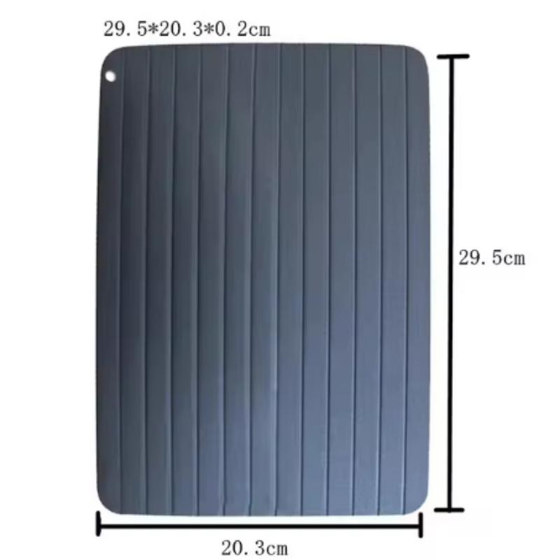 1pcs Fast Defrost Tray Fast Thaw Frozen Food Meat Fruit Quick Defrosting Plate Board Defrost Tray Thaw Master Kitchen Gadgets