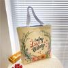 Canvas Bags Handbag For Women Shopper Cute Cat Shopping Tote Bag With Zipper Designer Bag Japanese Style Cartoon Large Shoulder Bags