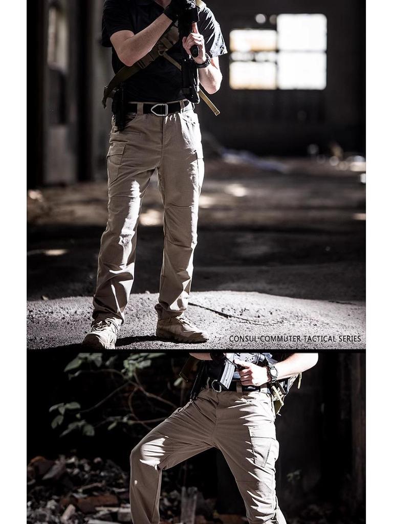 Mingpeng Thunder II Herren Elastische Taktische Wanderhose - Outdoor Cuffed Klettern Arbeitskleidung