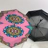 1pc Mandala Pattern Automatic Open/Close Umbrella Compact Folding Umbrella with 8-Rib Shaft for Women/Men, Elegant Birthday1222S