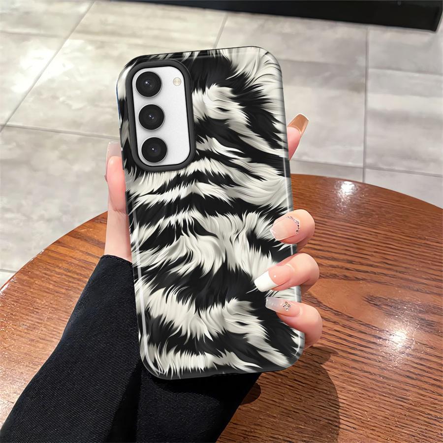 

Soft Cover Capa Phone Case for Samsung Galaxy S25 A56 S24 Ultra S20 FE A36 A26 S23 S25Ultra A16 S23Ultra Tiger Skin Galaxy S23 Ultra