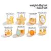 Ingemark 8Pcs/Set Elegant Imitation Pearl Flower Open Ring for Women Exquisite Geometric Wide Knuckle Ring Wedding New Jewelry