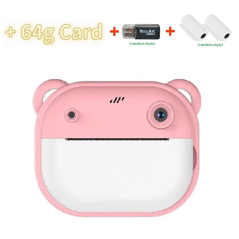 Polaroid Infantil Pode Tirar Fotos e Imprimir Mini Câmeras Digitais, Impressão Infantil Pequenas DSLRs