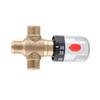 Brass Thermostatic Mixing Valve Water Temperature Pipe Basin Thermostat Control