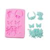 Flower Butterflies Silicone Chocolate Mould Cake Decorating Baking Accessories