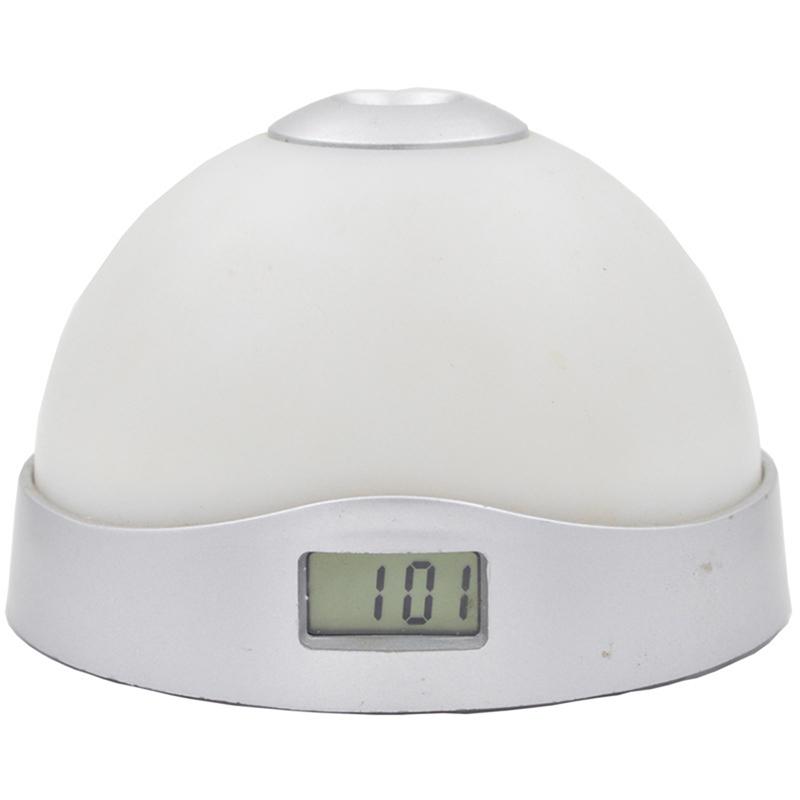 

Будильники с круглым светодиодным дисплеем, цифровые часы с меняющимся цветом, звездное ночное освещение, часы для спальни для крепко спящих людей