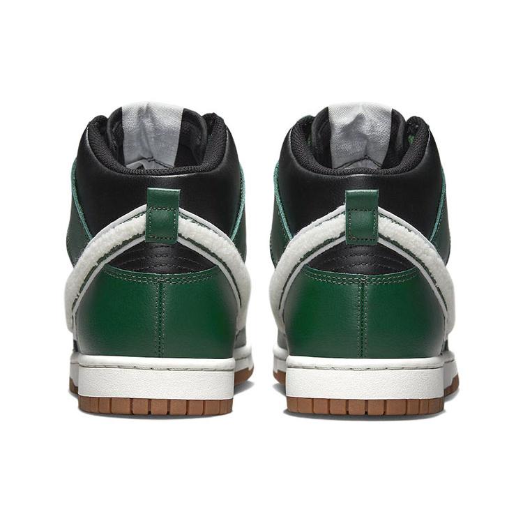 Nike Dunk High Chenille Swoosh Black Green DR8805-001