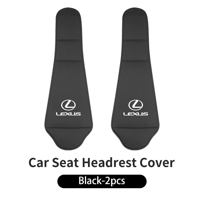 CKU5 Car Seat Headrest Cover Leather Neck Pillow Protector Interior For Lexus UX250h RX450h CT200h RX400h NX300h RX350 RX300 GX47