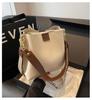 Women's 2025 Retro Large Capacity Bucket Bag - Wide Strap Crossbody, Single Shoulder, Tote Handbag