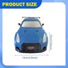Sport Race Car Toy Classic Vehicle Model with Alarm Clock Display Ornament for Birthday