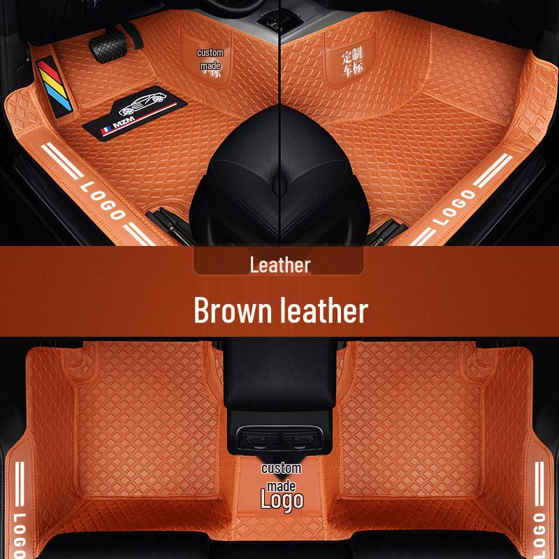 Full Surround Non-Slip Silk Ring Car Floor Mats - Wear-Resistant & Eco-Friendly Foot Pads