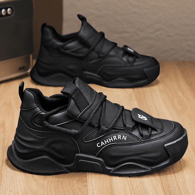 

Новые мужские модные повседневные спортивные кроссовки для мальчиков и студентов, трендовые мужские удобные дышащие кроссовки для отдыха, большой размер 39-50 39 чёрный