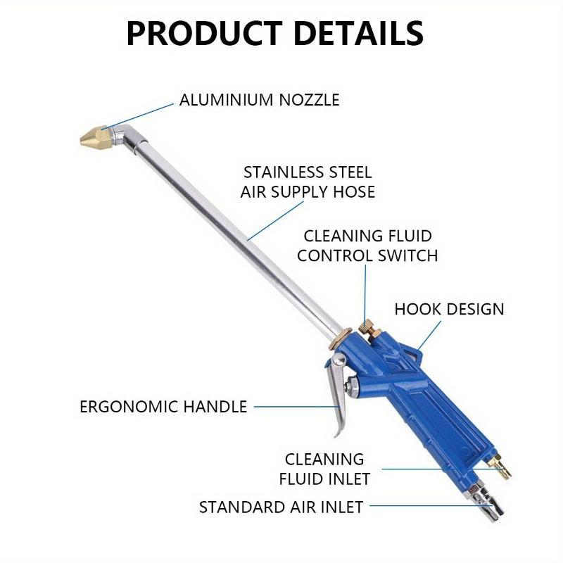 Pneumatic Car Engine Cleaning Spray Tool High Pressure Efficient Water Sprayer for Auto Exterior Interior Home Garage Washing