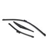 Front Rear Windscreen Wiper Blades Soft Rubber Windshield Rain Brushes Replacement for  500 500C