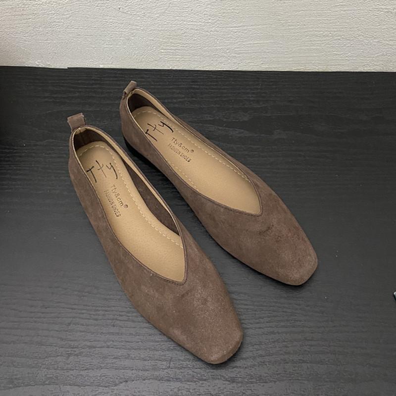 Fashion Bailamos Women Flats New Ballerinas Soft Leather Moccasins Slip On Retro Grandma Shoes Ladies mules Slippers Mujer