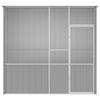 Vidaxl Aviary, Grey, 215X78X200 Cm, Galvanized Steel