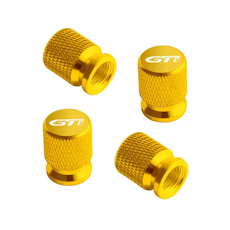 For VW VOLKSWAGEN 2026 New For Peugeot GTI Emblem 106 107 206 207 208 301 307 408 508 3008 Badge Car Wheel Tire Valve Caps Tyre