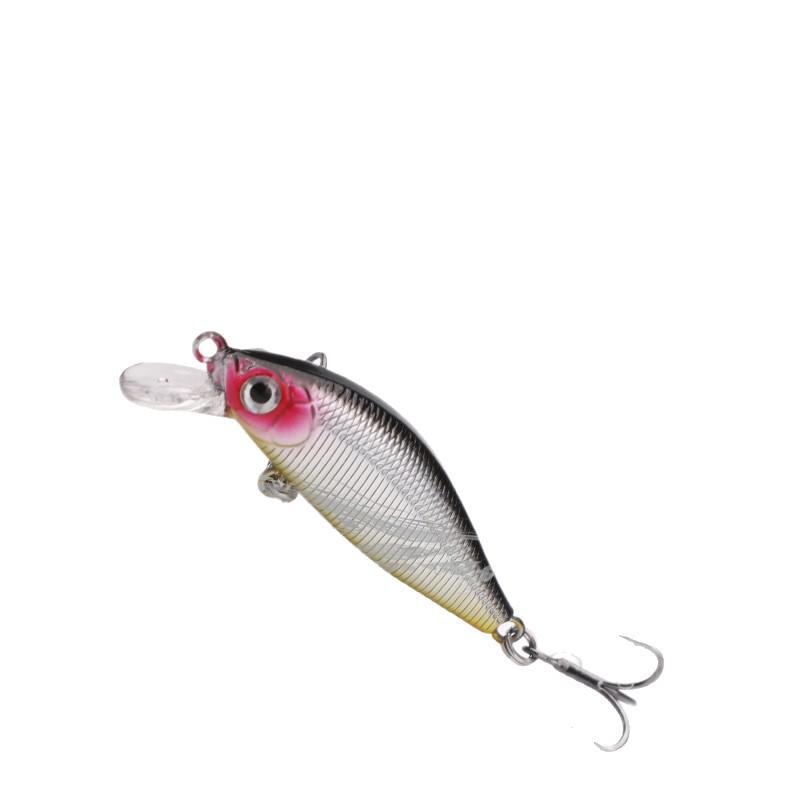 Lure Micro Minnow 5cm 3.2g, Long Cast Sinking Wobbler, Redeye Mandarin Fish Bass, All Water Layers
