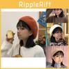 Adorable Winter Warm Beret For Women Cute Plush Wool Hat Size Adjustable