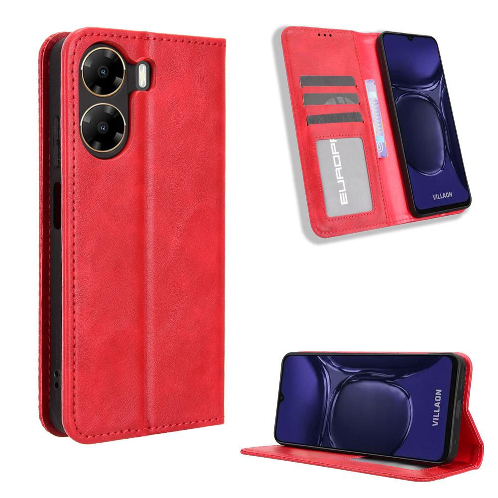 Flip Cover For Philips Essence 12 Leather Case [Flip Vintage Leather] Shockproof Durable Retro Phone Case