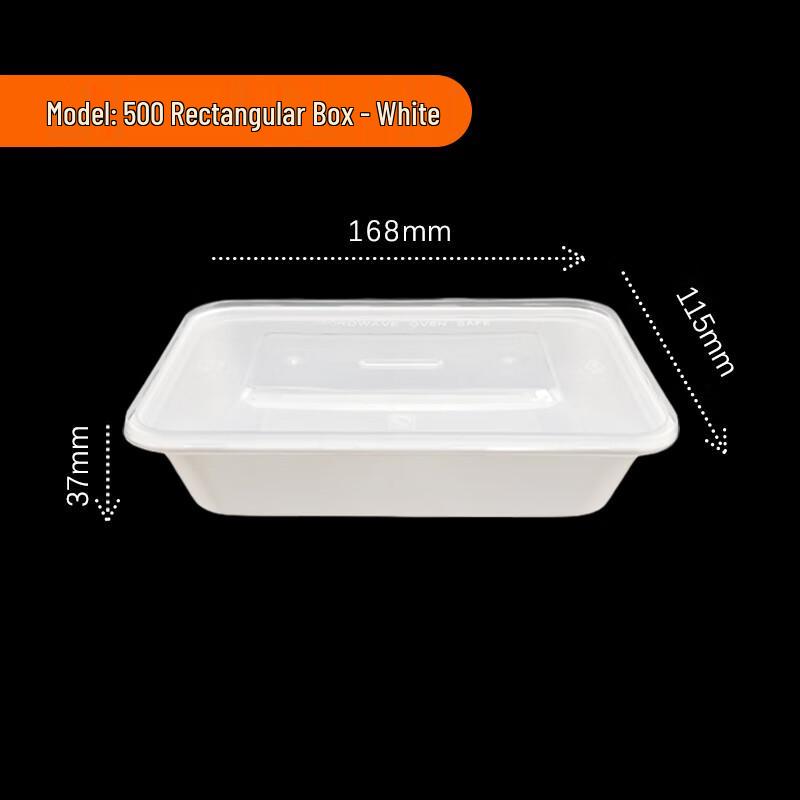 Jiwanggu 500ml Rectangular Disposable Food Container