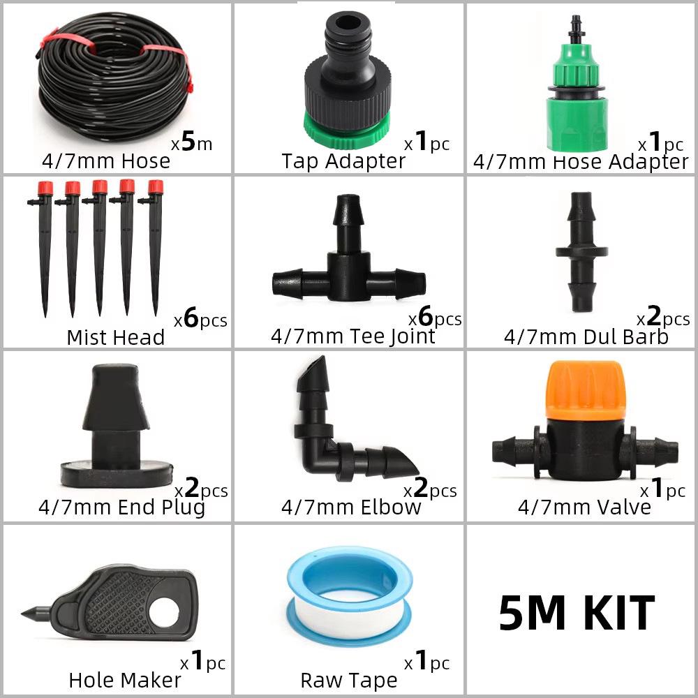 Automatic Drip Irrigation Kit for Gardens and Flower Beds