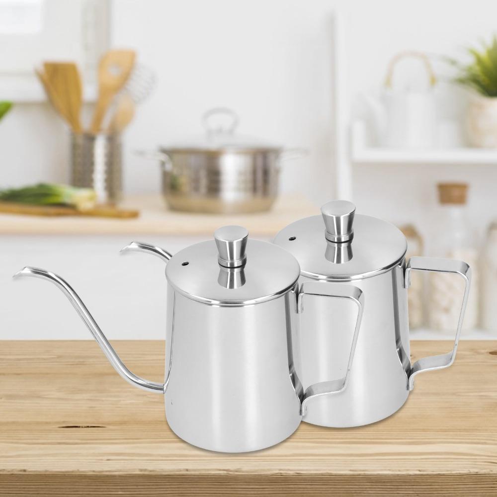 350ml Capacity Pour Over Coffee Pot Scratch Resistance Gooseneck Coffee Kettle Pour Over Brewing