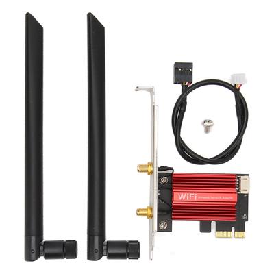 Síťová karta PCIe 2,4 GHz 300 Mb/s 5 GHz 867 Mb/s s dvojitou anténou MU MIMO BT4.2 PCIe WiFi adaptérová karta pro