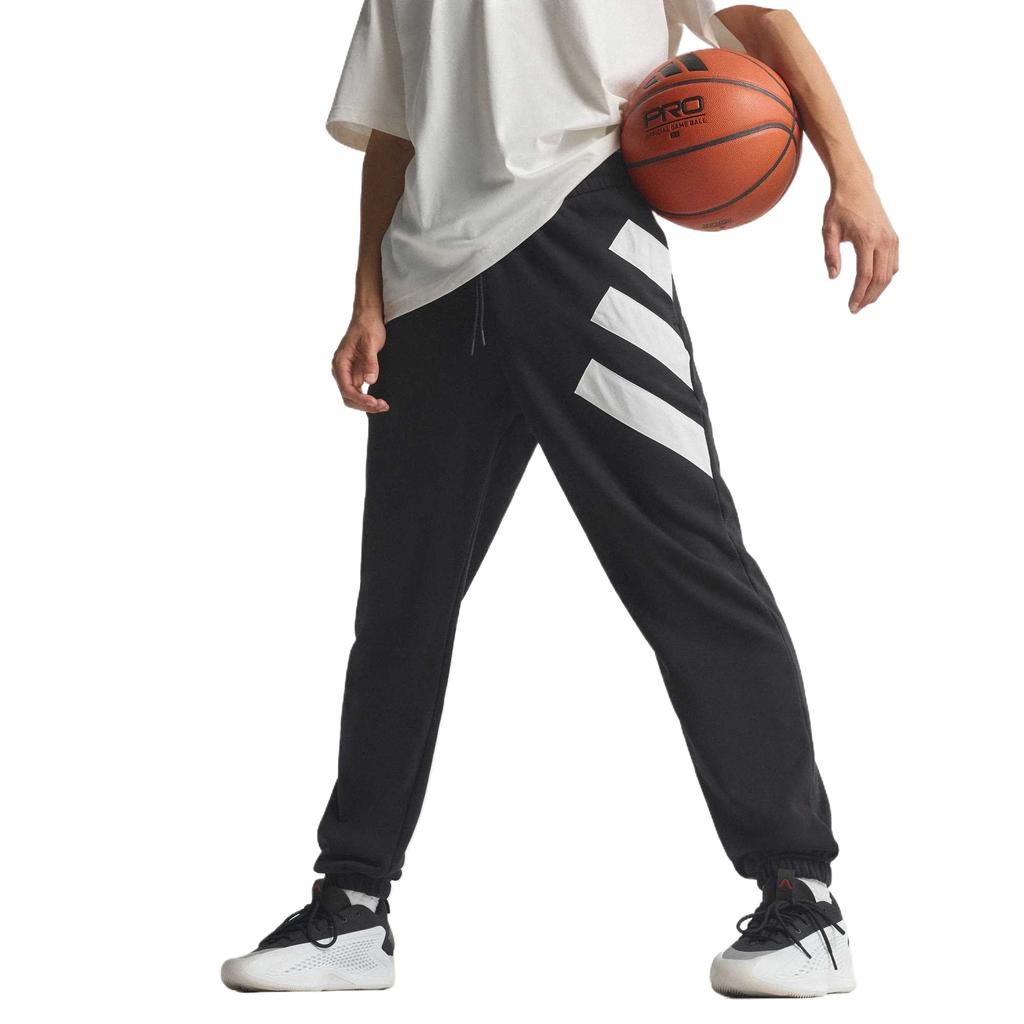 Adidas Anthony Edwards Lace-Up Simple Solid Color Cuffed Basketball Pants Men Pants JW4295