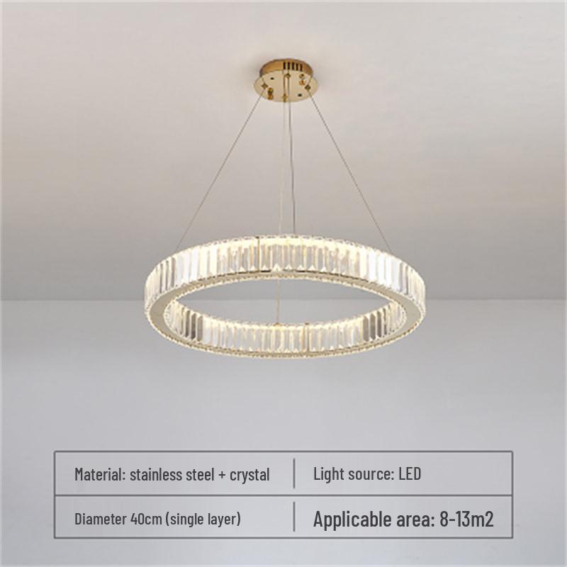 Modern Luxury Duplex Crystal Chandelier for High Ceiling Staircase & Villa Living Room