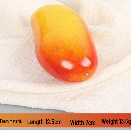 Fake Mango & Apple Simulation Model for Art Students Sketching and Photography Props