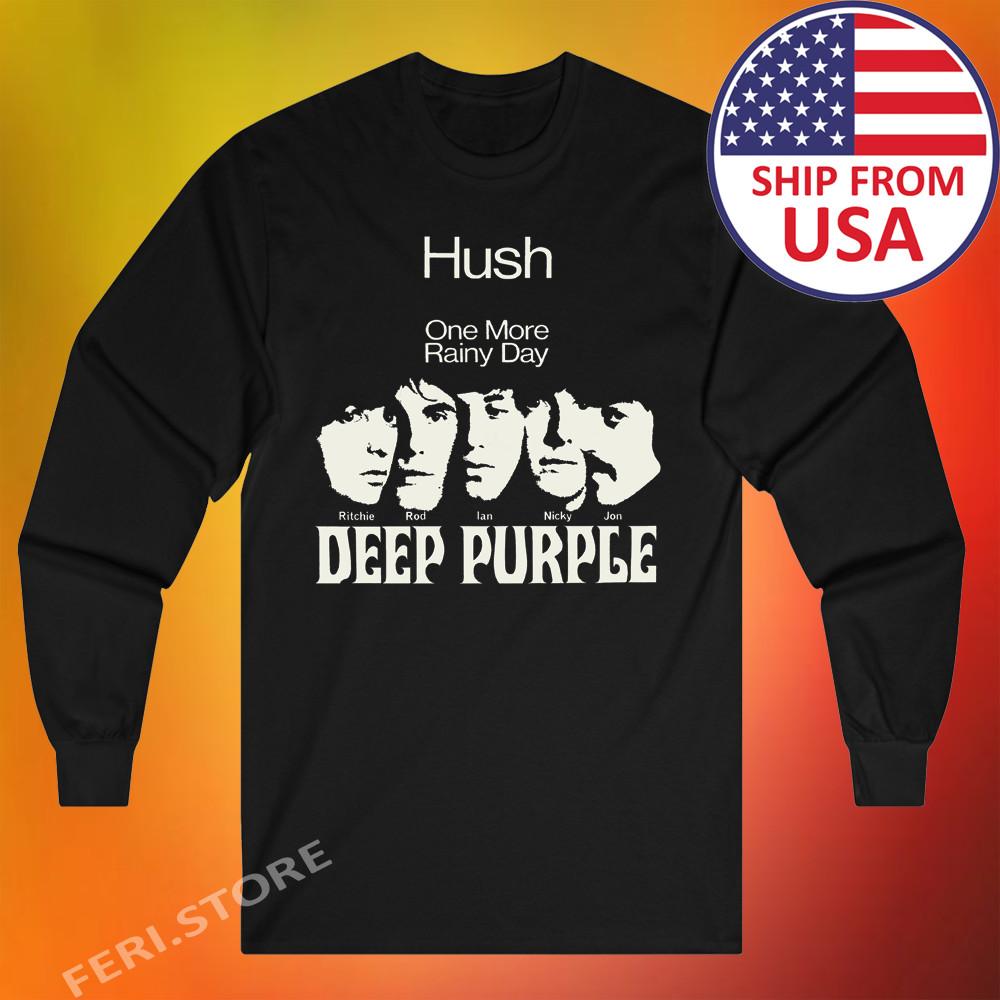 

Deep Purple Hush Men s Black Size S-2XL 4XL