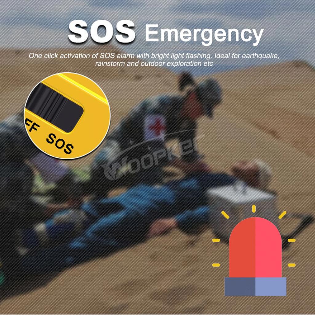 Emergency Radios Output 5V/2A AM/ FM Radio Solar Hand Crank USB Rechargeable Torch Reading Lamp SOS Alarm Power Bank