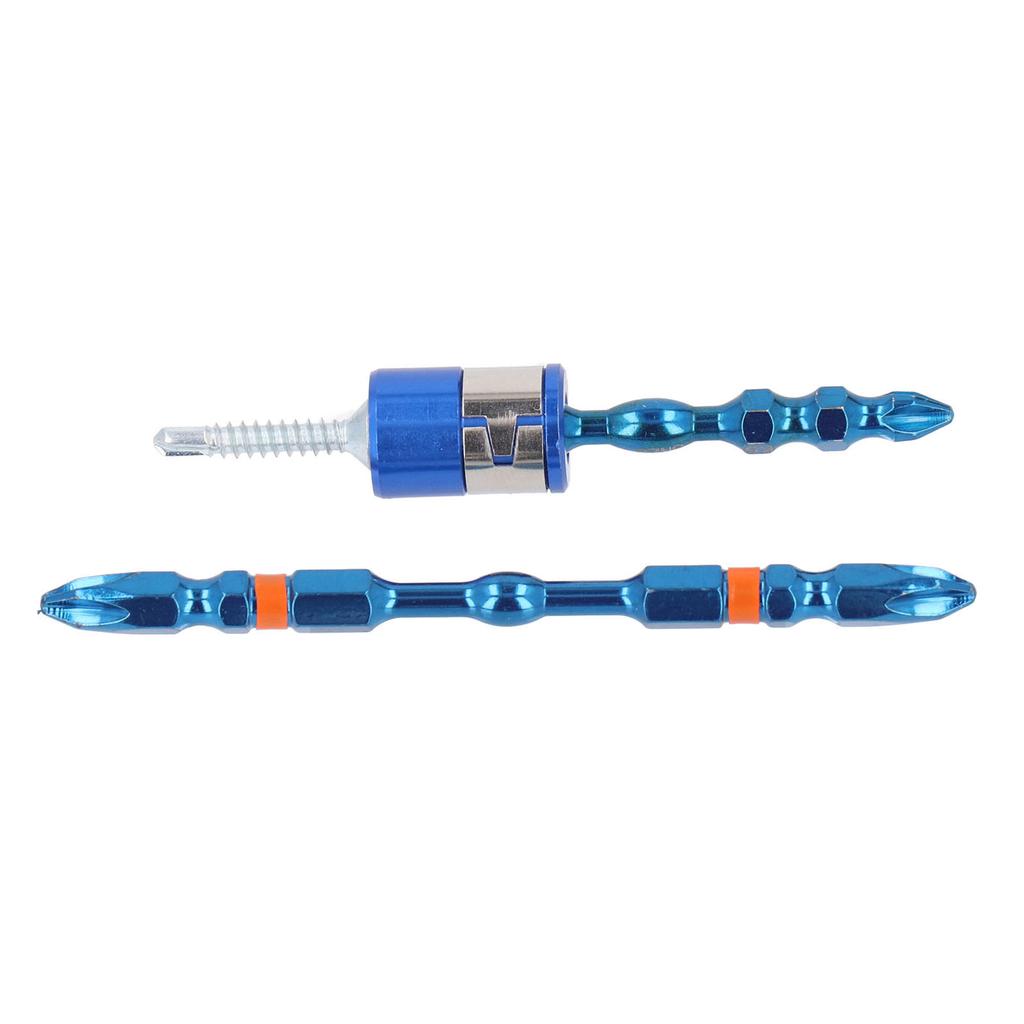 2Pcs Double Ended Screwdriver Bits 14 Strong Magnetic Cross Head for Hand Electric Drill