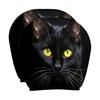 Protective Covers for Car Seats 2PCS Universal Knitting Headrest Cover, Dog/Cat/Tiger/Monkey Fit Auto Accessories Printed, Breathable Stretch Vehicle