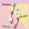 Plastic Gap Cleaning Brush With Hook Handle For Kitchen And Cup Grooves