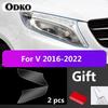 2Pcs Car Headlight Protective Film For Mercedes Benz W447 V 250 d TPU Black Sticker Transparent Decoration Accessories