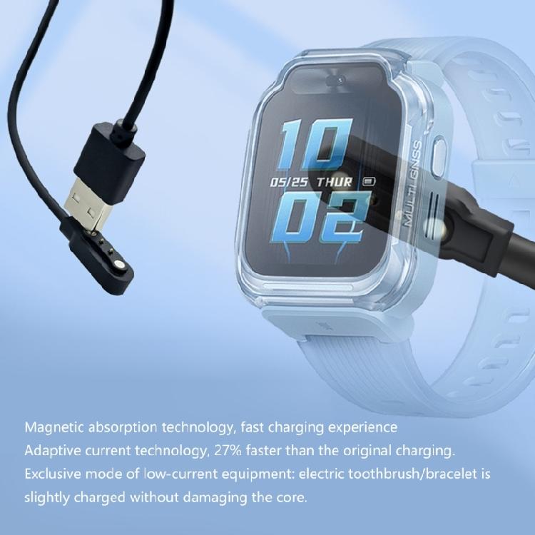 Magnetic USB Charging Cable for LS05/W26/RS4 Smartwatch Replacement USB Magnetic Charging Cradle Dock Stand Cable
