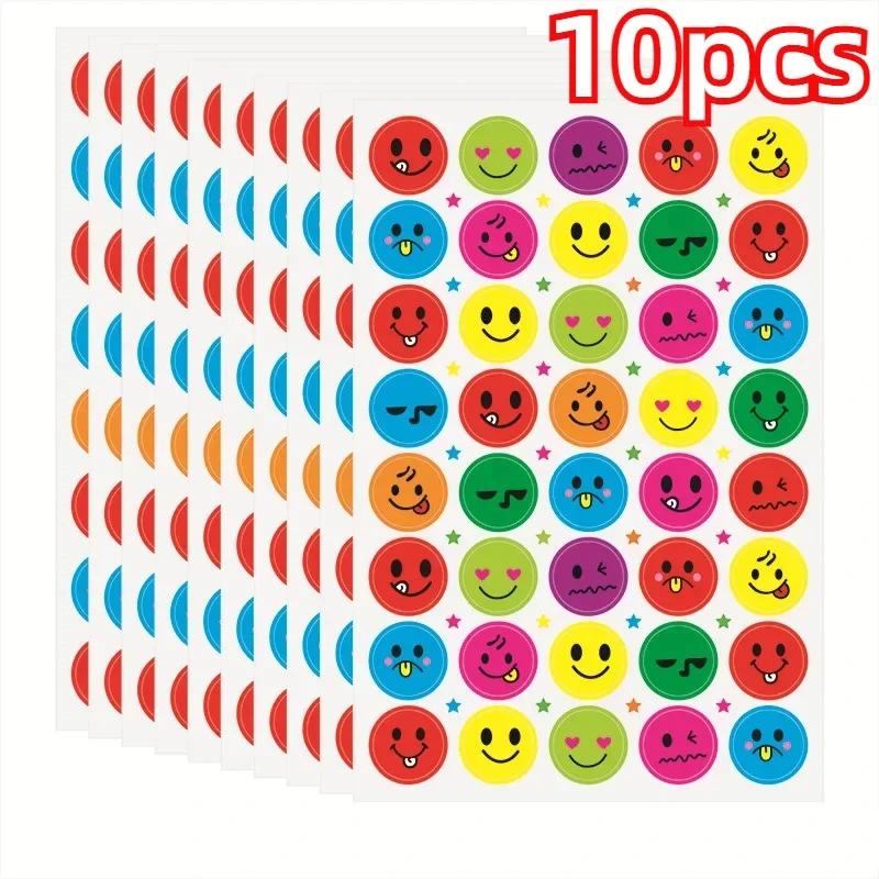 10pcs Star Reward Sticker DIY Self-adhesive Decoration Accessories Scrapbook Stickers For Journaling Children Gift DIY Arts Craf