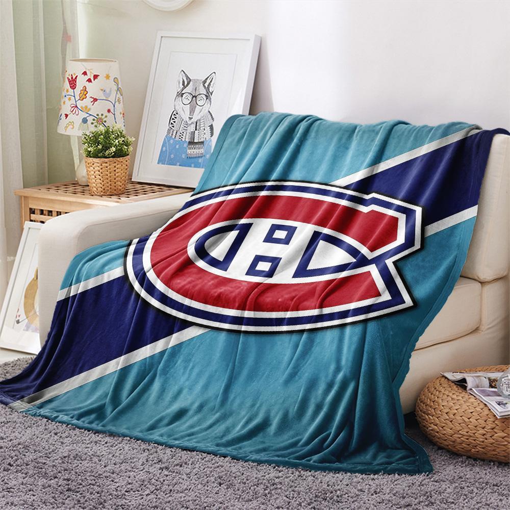 Montreal Canadiens Flannel Blanket, High quality Comfortable for All Seasons, Home Decor, Warmth and Comfort