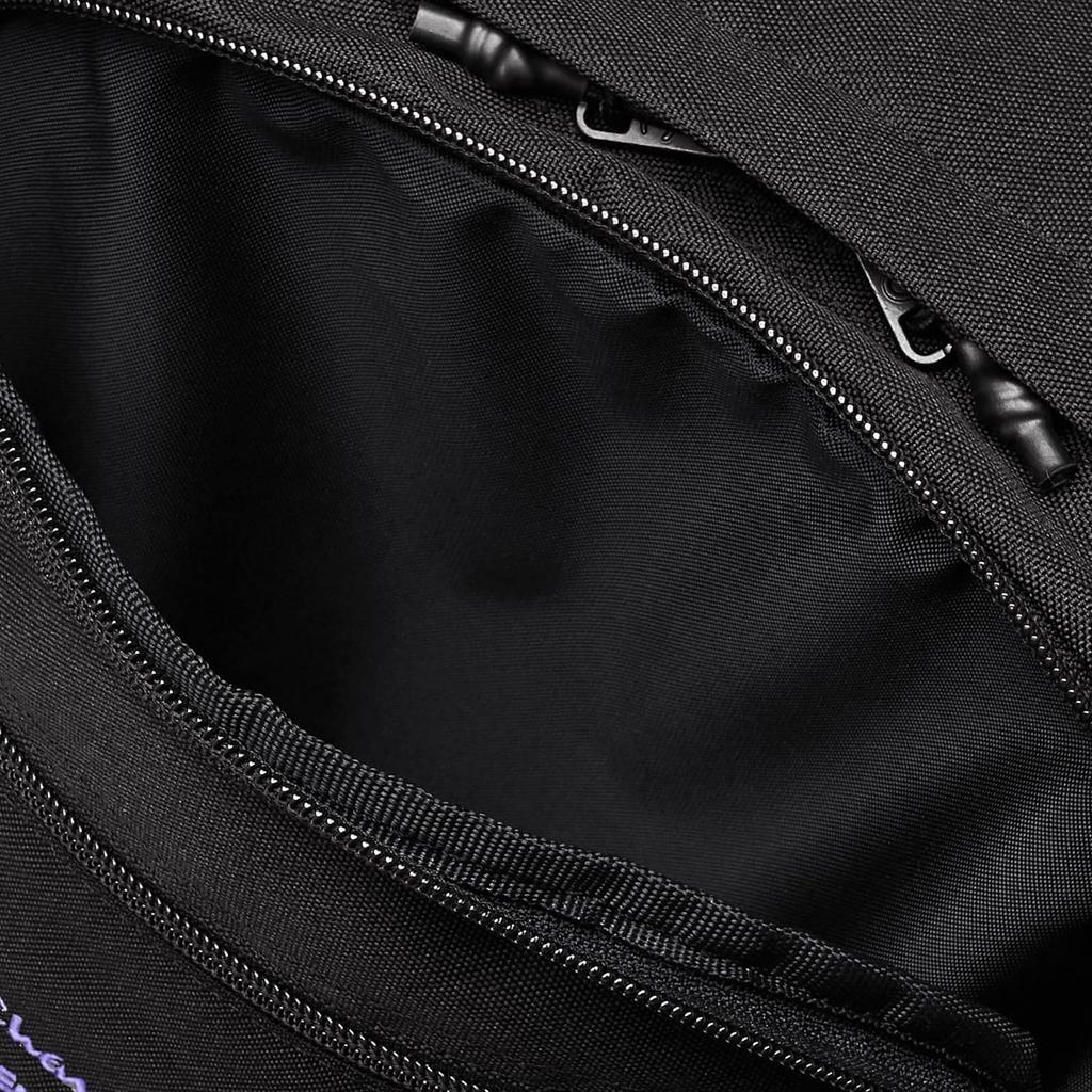 Carina Rucksack 24L B4-Größe Stauraum Großes Fassungsvermögen Schwarz [Champion] Nr.67762 (Stickerei Schwarz)