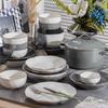 Kangmo Cream Style Ceramic Dinnerware Set