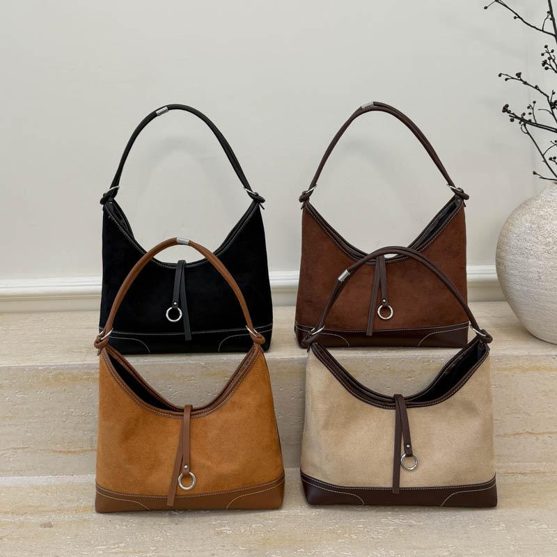 Fashion Korean Style Frosted Texture Women Underarm Single Shoulder Crossbody Bag