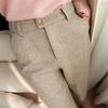 Women's High-waisted Thin Pants Straight Casual Pants Small Feet Suit Pants