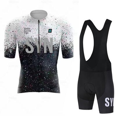 2026 SYN Koszulka Rowerowa Spodenki na Szelkach Męskie Sporty Rowerowe Sugi Letnie Spodenki Rowerowe Top na Rower Szosowy Szybkoschnąca Kurtka Rowerowa