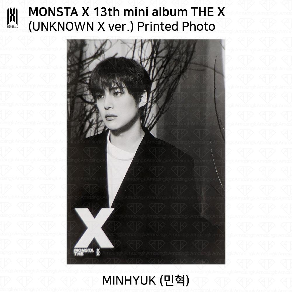 MONSTA X 13-й мини-альбом THE X версия фотобук Неизвестная версия Официальная фотокарточка Minhyuk Photo (Unknown X)