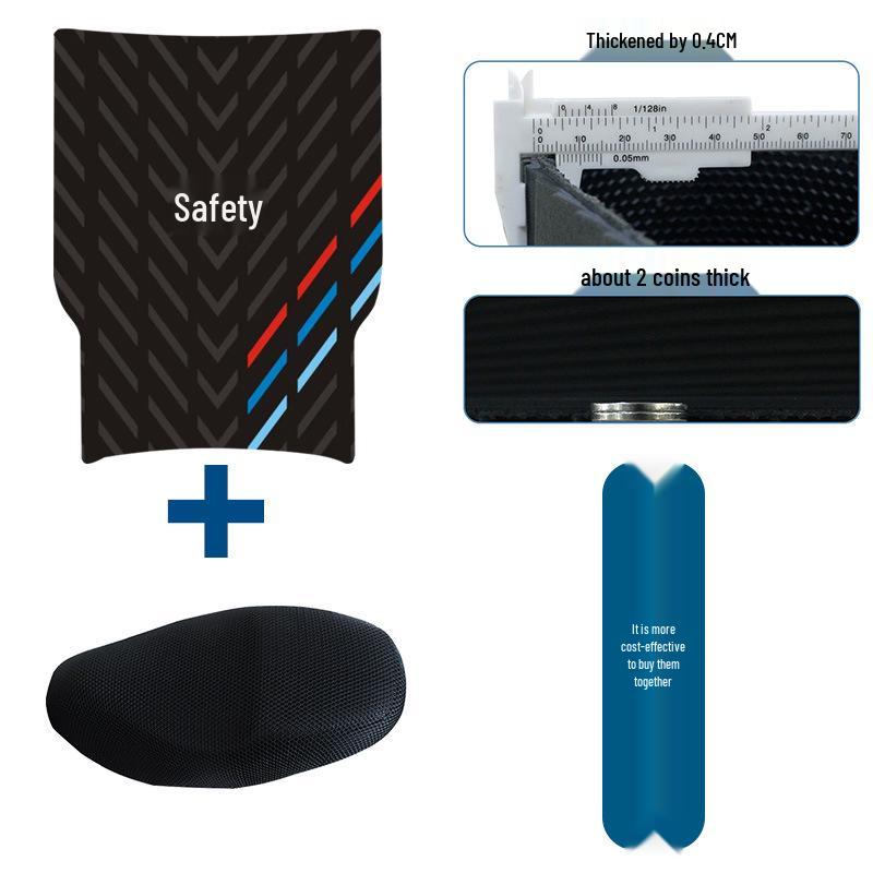 Durable, waterproof, non-slip rubber mats for Yadea Zhipao-H scooter.