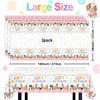 Avezano 3 pcs Puppy Dog Birthday Party Tablecloth Disposable 108x54 inch Puppy Themed Birthday Party Decorations Tablecovers Dog Pawty Decorations