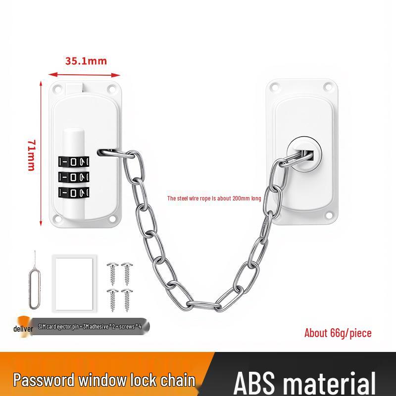 Punch-Free Child Safety Sliding Window Lock - Anti-Theft Limiter