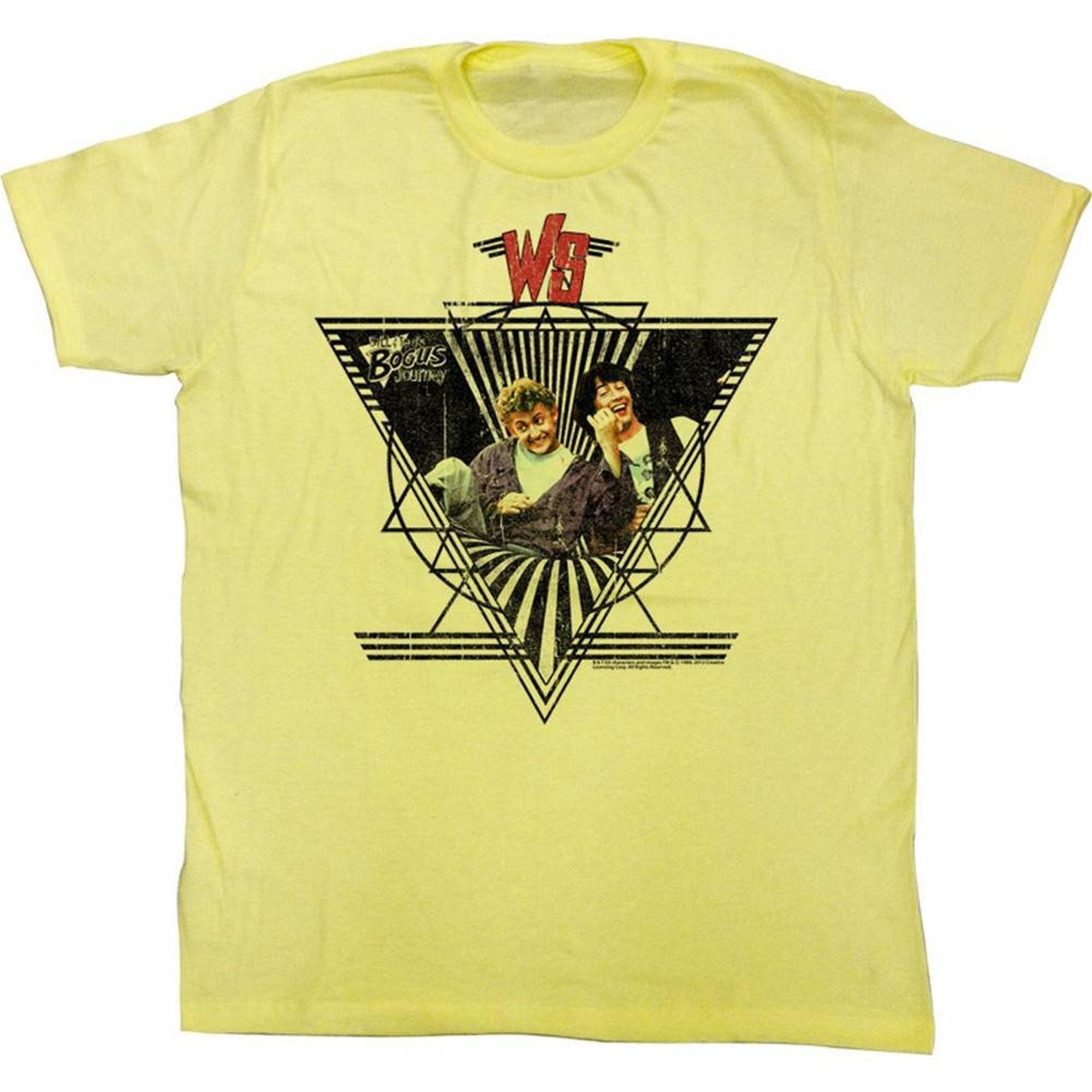 Bill and Ted WS Yellow Heather Adult T-Shirt 4XL